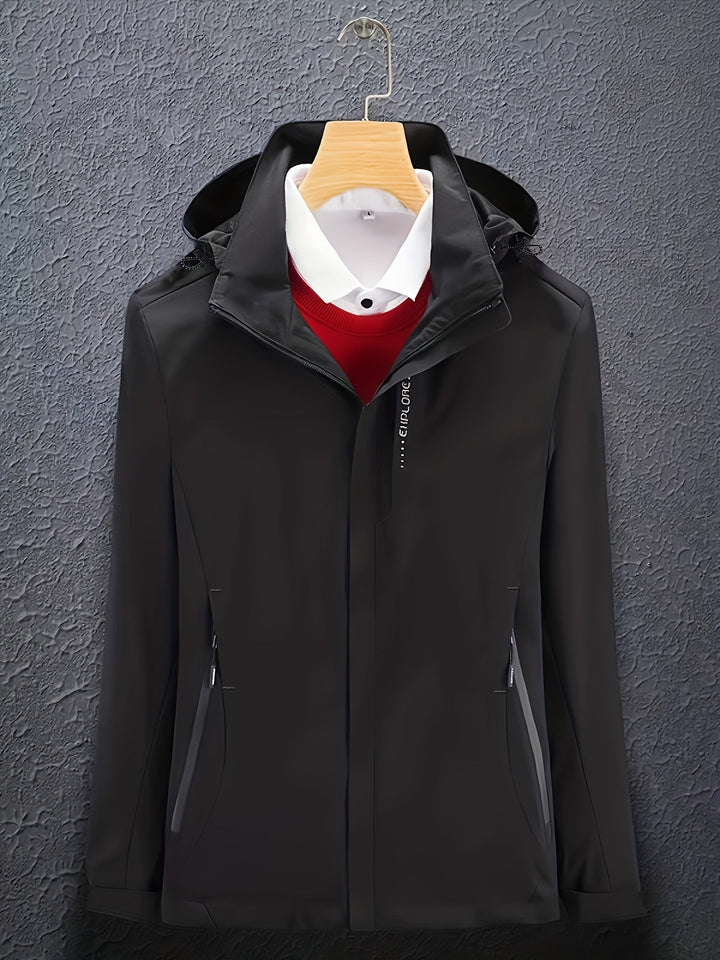 Levoire | Coupe-Vent Et Résistant À L'Eau Softshell Veste D'Extérieur Noir