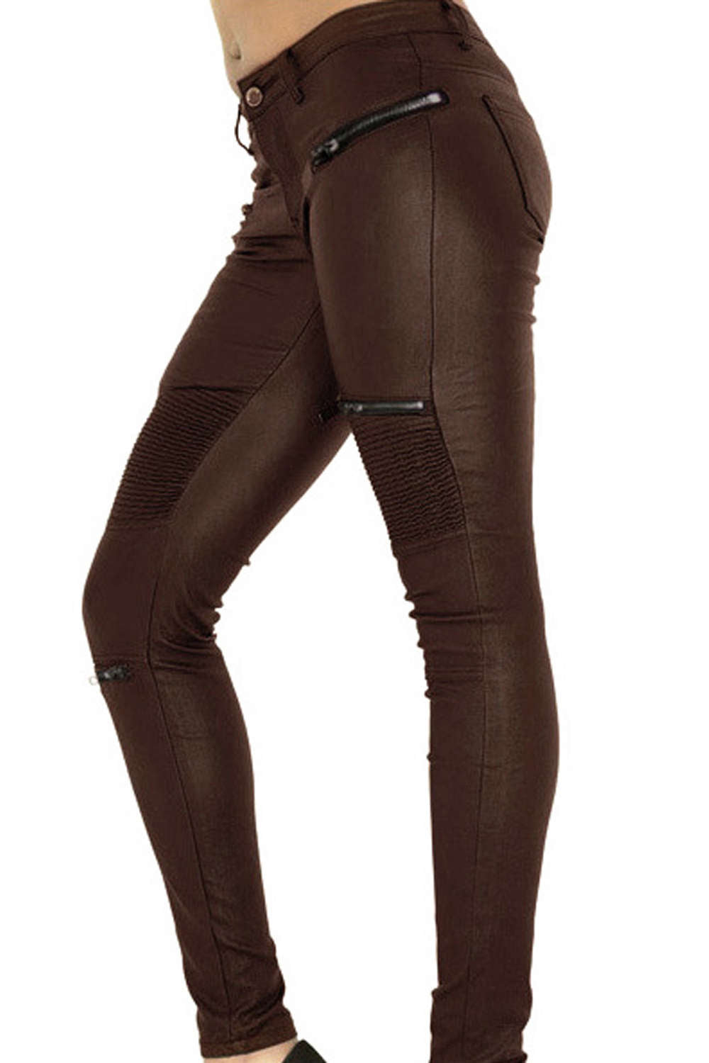 Levoire | Femmes Fermeture éclair Leggings extensibles