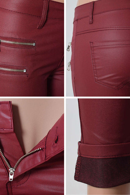 Levoire | Femmes Fermeture éclair Leggings extensibles