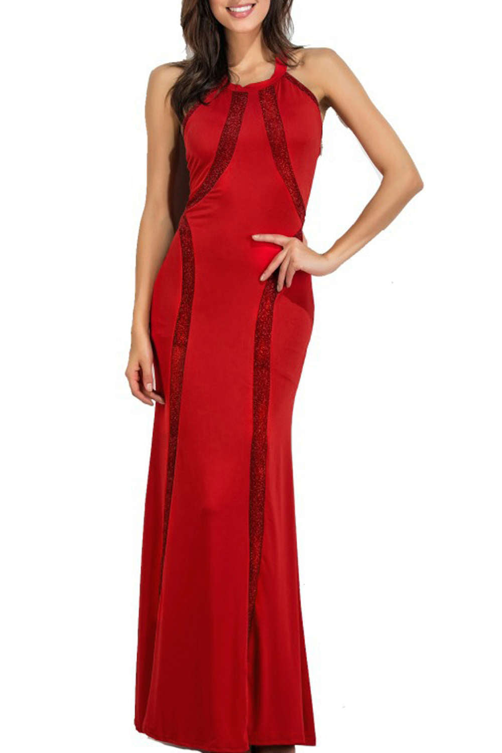 Levoire | Femmes Superbe robe de bal en jersey avec sequins