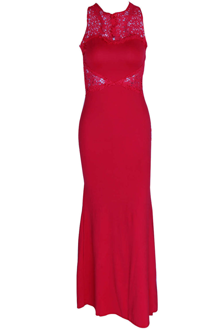 Levoire | Robe de soirée en corsage en dentelle sans manches