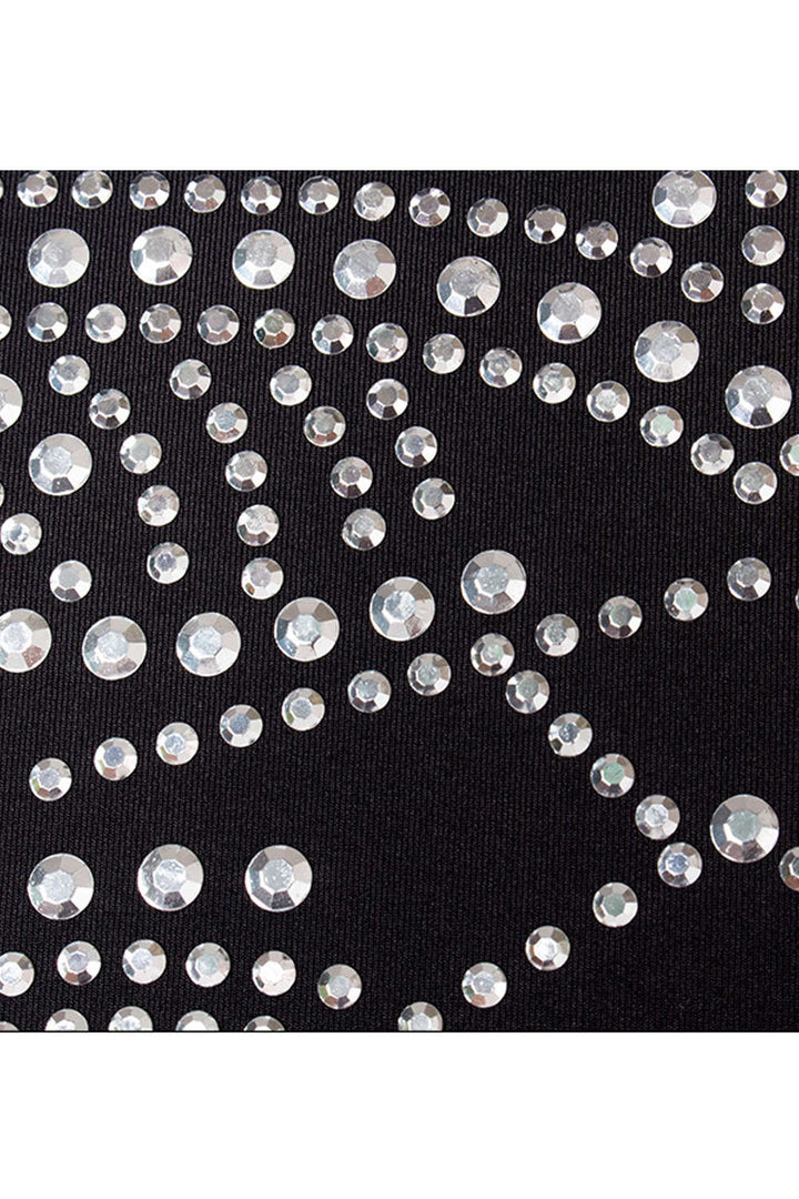 Levoire | Robe Mini ornée de faux diamants entier