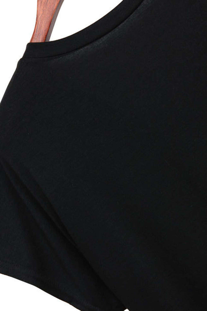 Levoire | T-shirt robe à décolleté en V avec paillettes