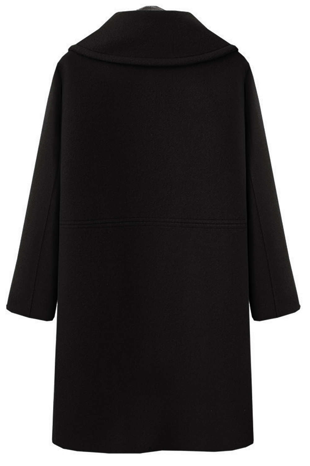 Levoire | Manteau Long en Laine à Revers Simple