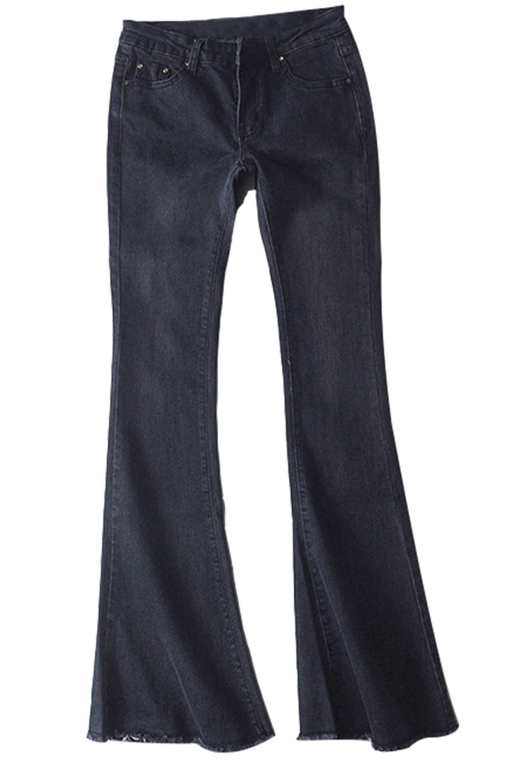 Levoire | Femmes Jean évasé Gris foncé