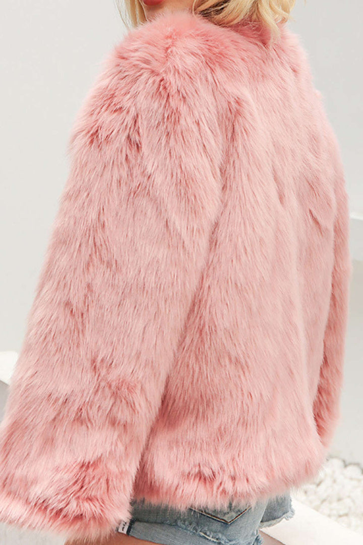 Levoire | Manteau court en fausse fourrure pour femmes