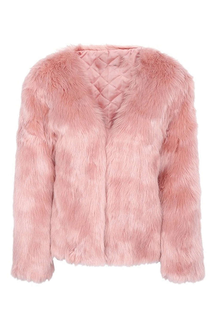 Levoire | Manteau court en fausse fourrure pour femmes