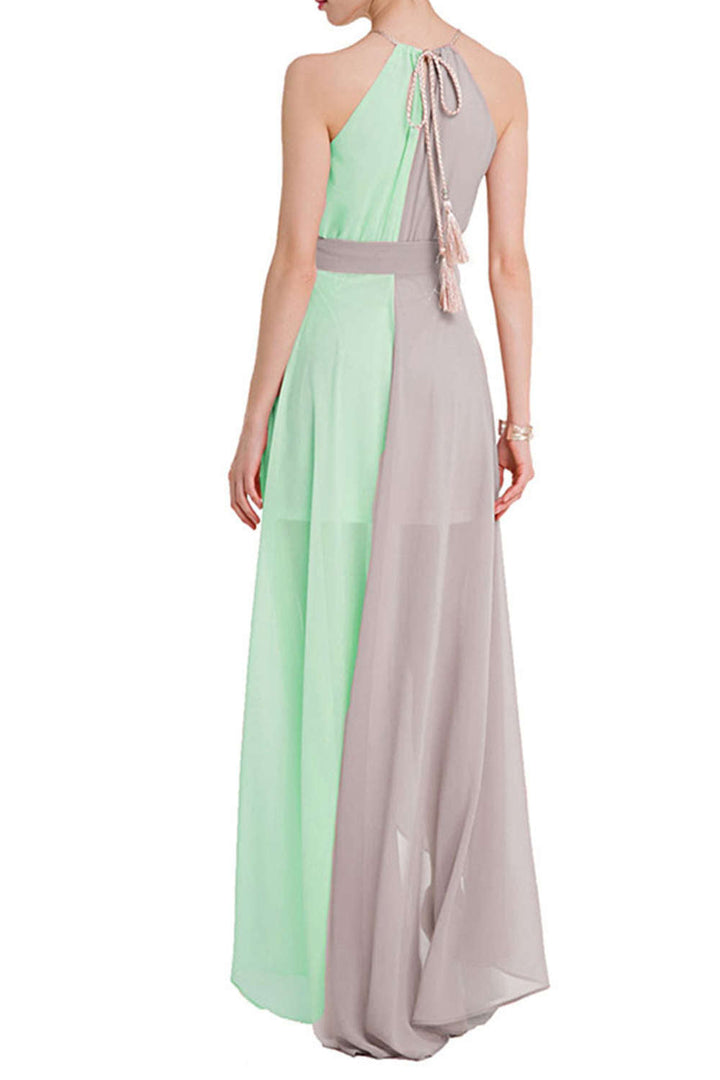 Levoire | Robe maxi en chiffon d'été décontractée pour femmes
