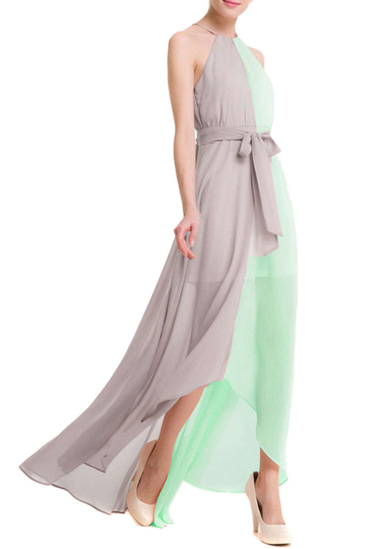 Levoire | Robe maxi en chiffon d'été décontractée pour femmes