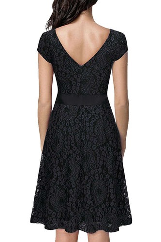 Levoire | Robe Mini Courte en Dentelle Vintage