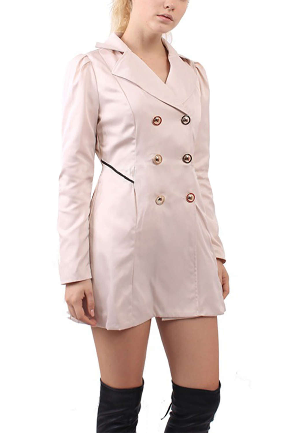 Levoire | Manteau trench doudoune double boutonnage pour femmes