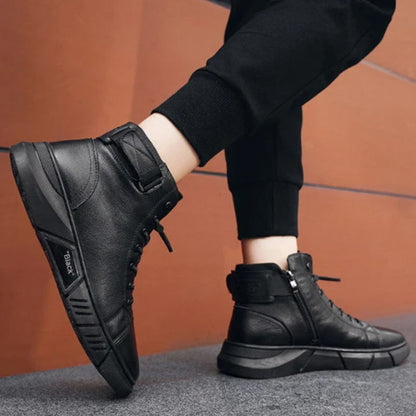 Levoire | Bottes en cuir noires