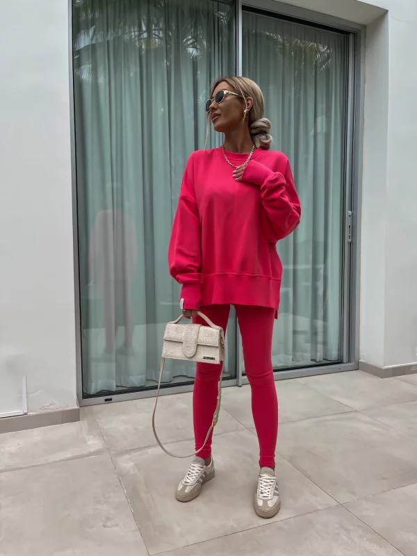 Levoire | Ensemble 2 Pièces Confortable Et Décontracté Rouge