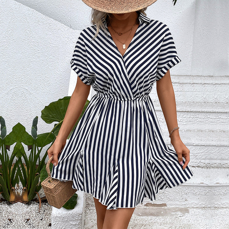 Levoire | Robe Courte À Rayures