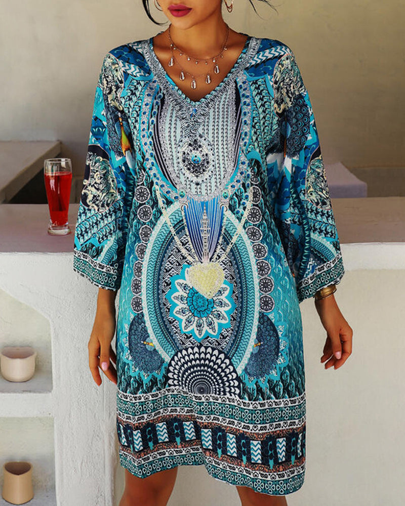 Levoire | Robe boho à manches longues