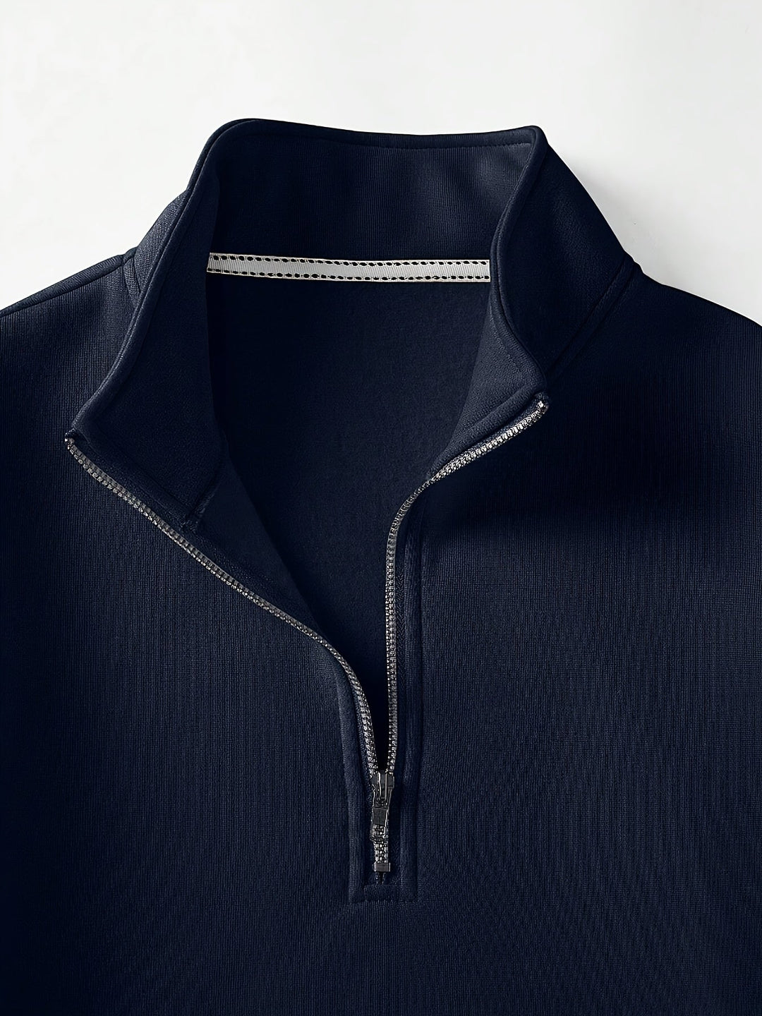 Levoire | Sweat-Shirt Relaxant Avec Légère Élasticité Et Demi-Zip