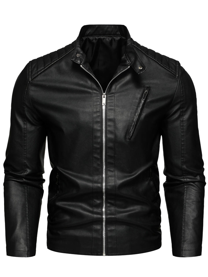 Levoire | Veste en cuir Élégante Noir