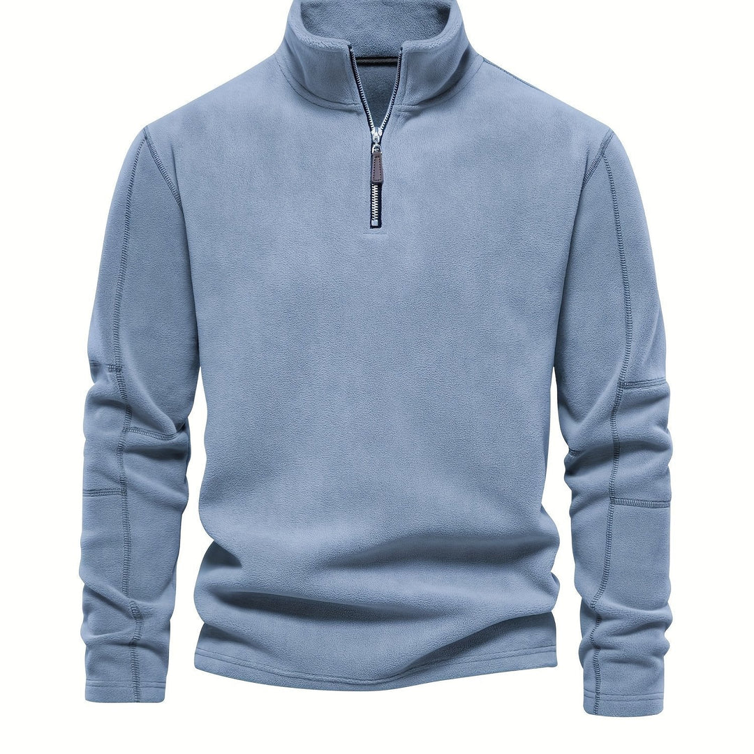 Levoire | Veste À Col En V Pour Homme Avec Zip Et Col En V