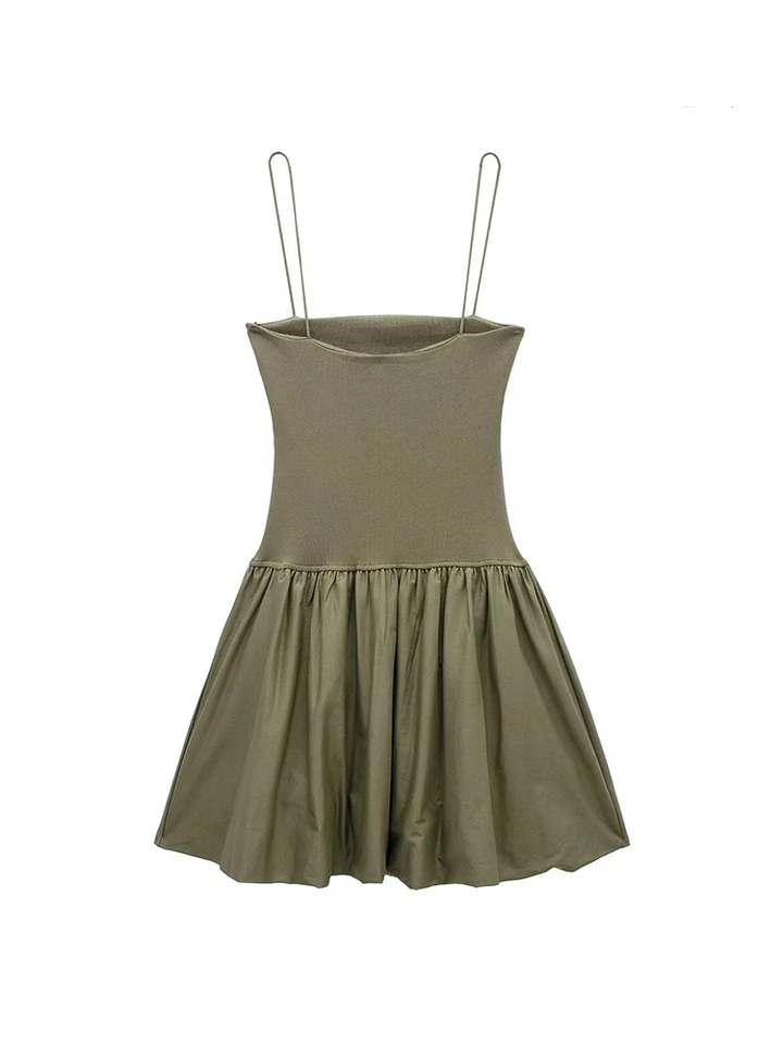 Levoire | Robe En Popeline Mini Avec Manches Bouffantes