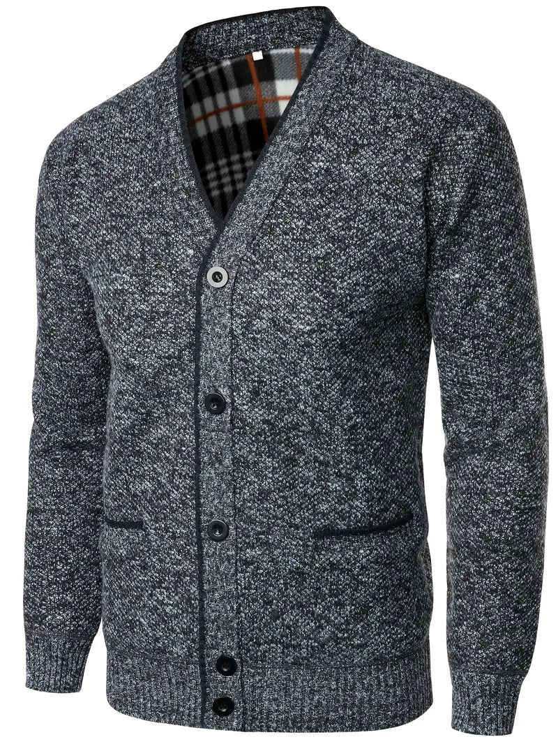 Levoire | Élégant Gilet Classique Pour Homme Avec Poches Et Col En V Gris foncé