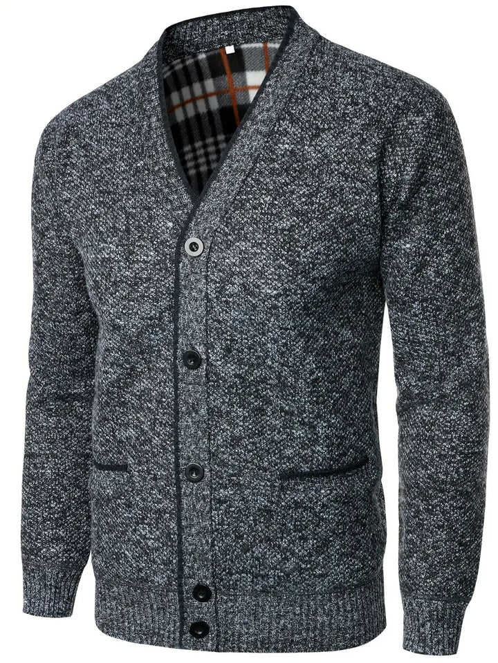 Levoire | Élégant Gilet Classique Pour Homme Avec Poches Et Col En V Gris foncé
