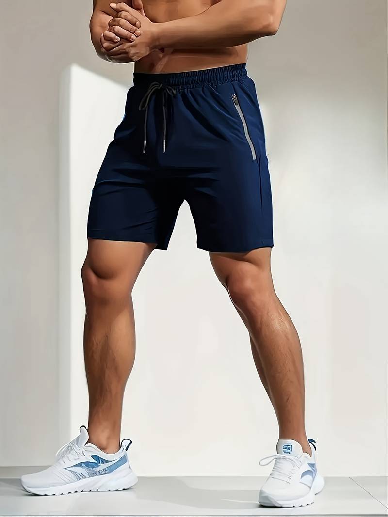 Levoire | Shorts De Sport Avec Cordon De Serrage Et Poches Zippées