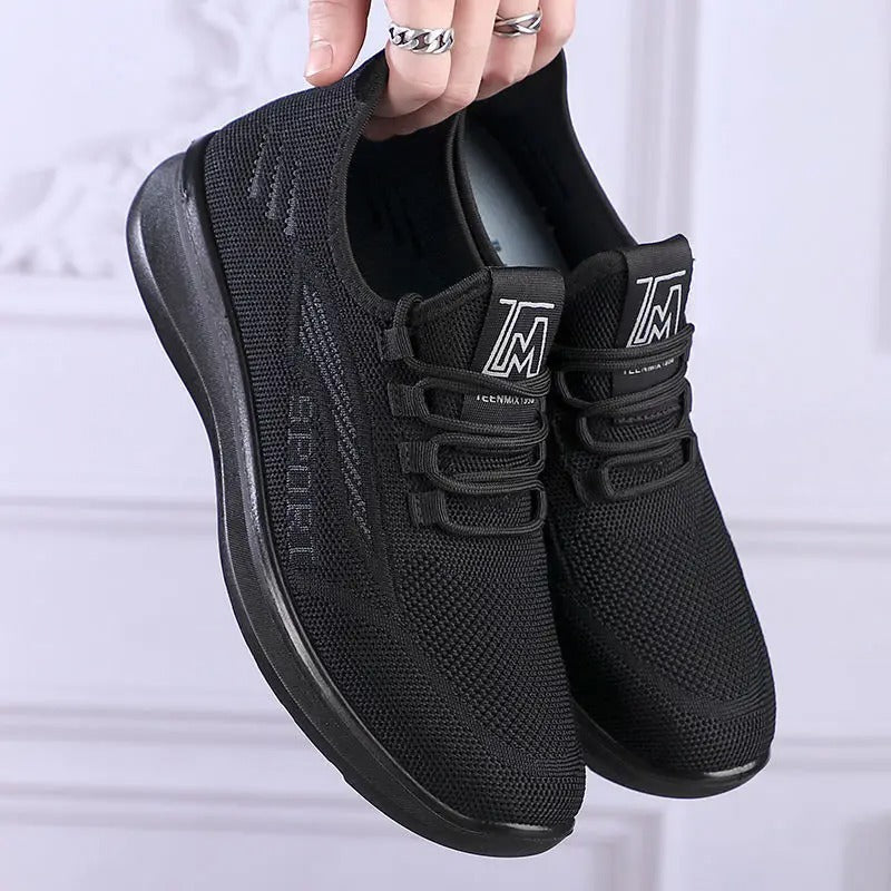 Levoire | Chaussures De Sport Légères Respirantes Noires Noir gris