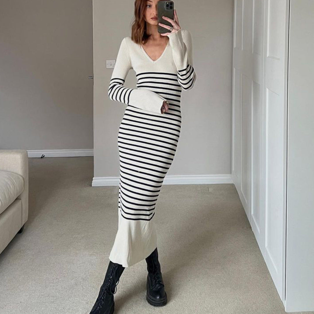 Levoire | Robe Longue Rayée
