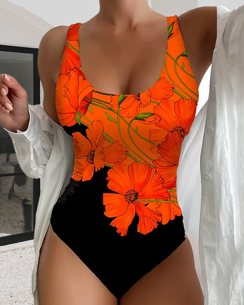 Levoire | Maillot De Bain Avec Un Motif Floral Élégant