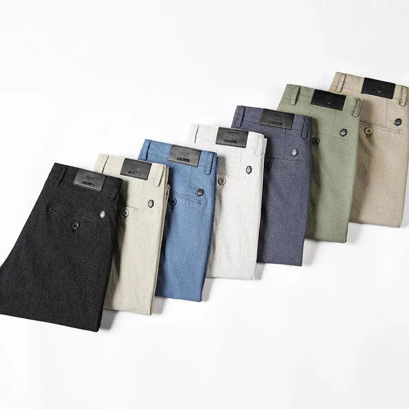 Levoire | Pantalons stylés en tartan élastiques