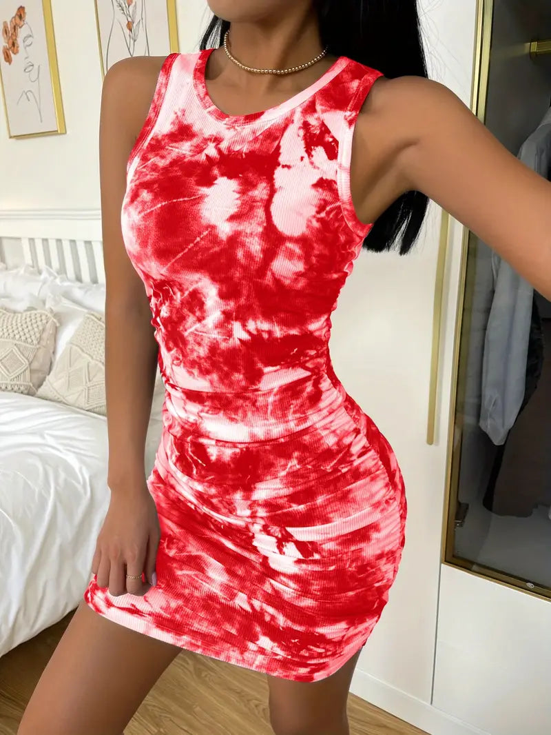 Levoire | Robe Ajustée À Nouer Avec Col Rond