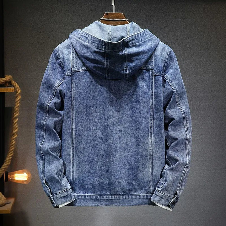 Levoire | Veste En Denim À Manches Longues Avec Boutons