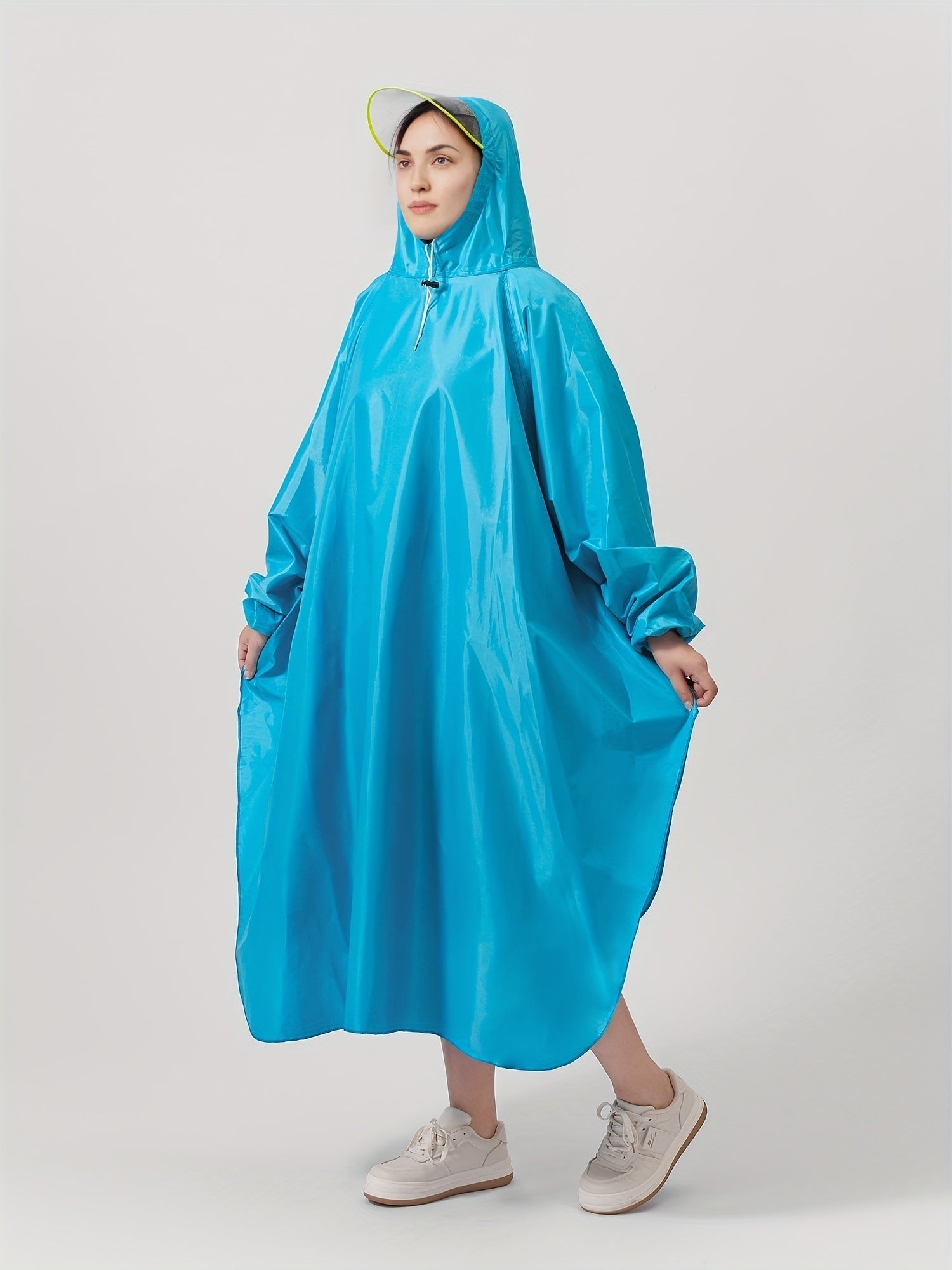 Levoire | Poncho De Pluie Unisexe Imperméable Avec Foulard