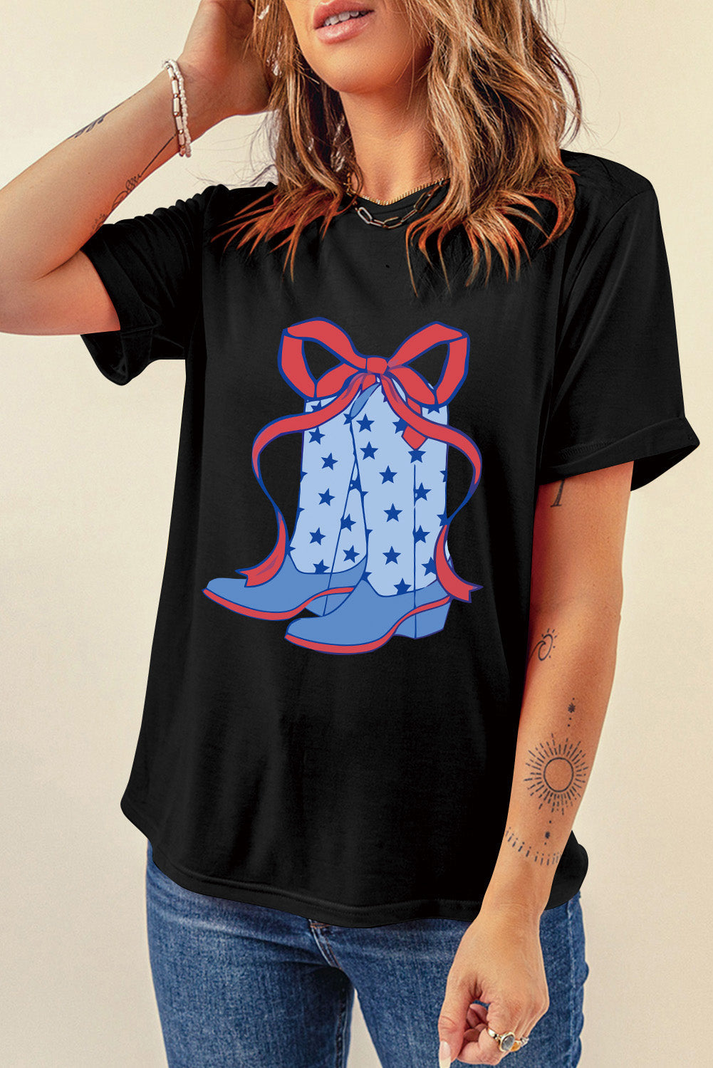 Levoire | Boot Graafikko Col rond T-shirt à manches courtes Must