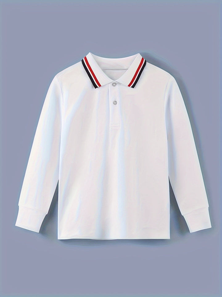 Levoire | Chemise Blanche Pour Garçon À Manches Longues