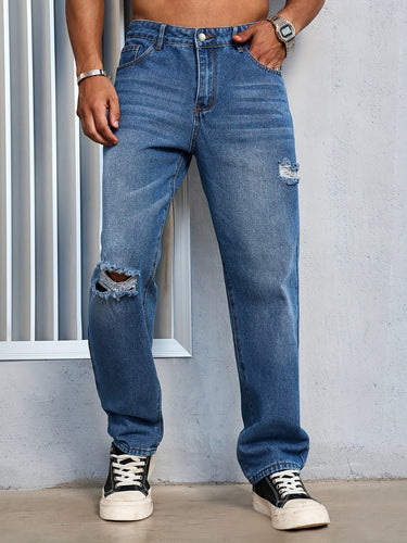 Levoire | Jeans Déchirés Avec Style Décontracté