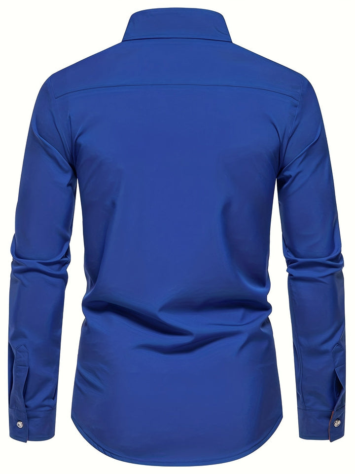 Levoire | Chemise Élégante Pour Hommes Avec Des Obstacles De Couleur