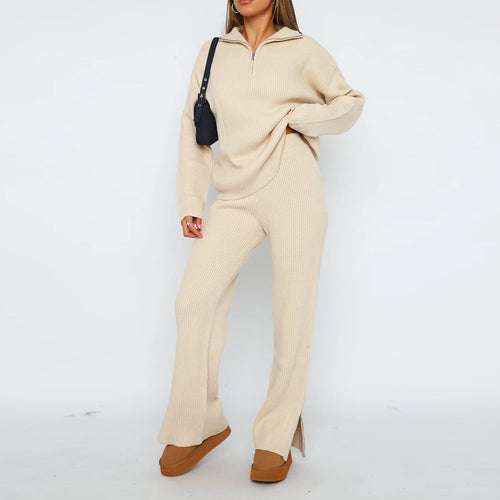 Levoire | Ensemble De Jogging Luxueux Et Confortable Pour Femmes Avec Fermeture Éclair
