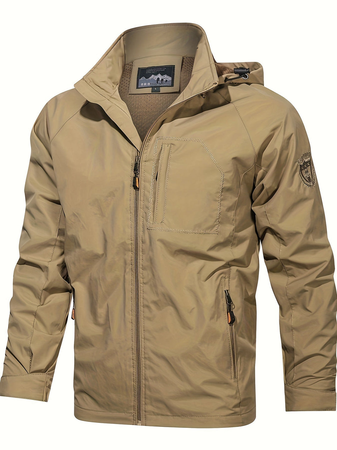 Levoire | Veste Imperméable Pour Homme Avec Capuche