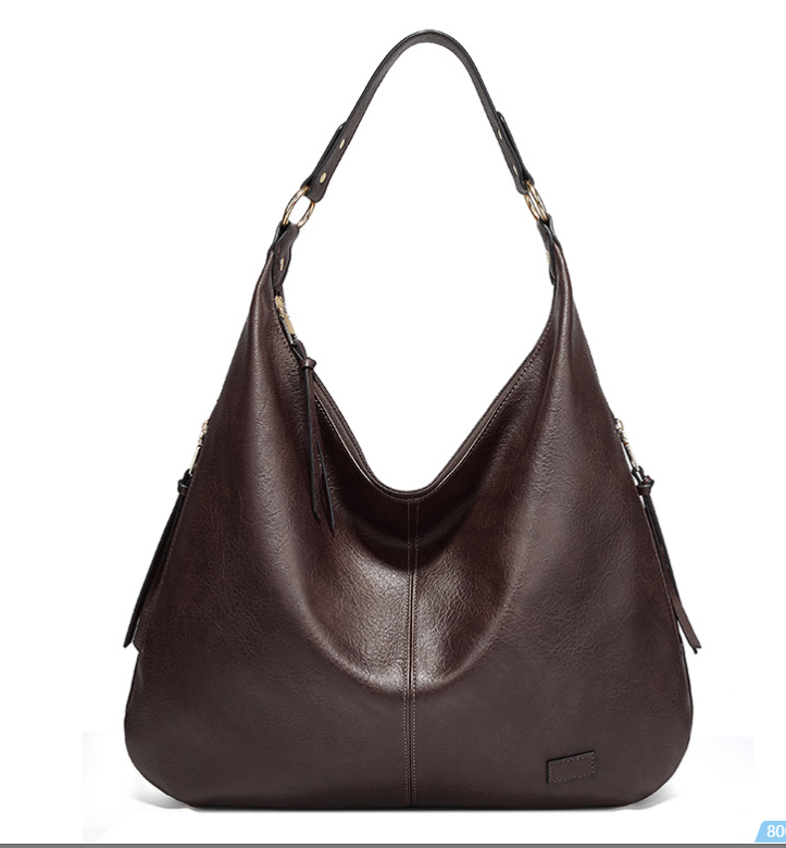 Levoire | Luxueux Sac En Cuir Élégant & Pratique Marron foncé