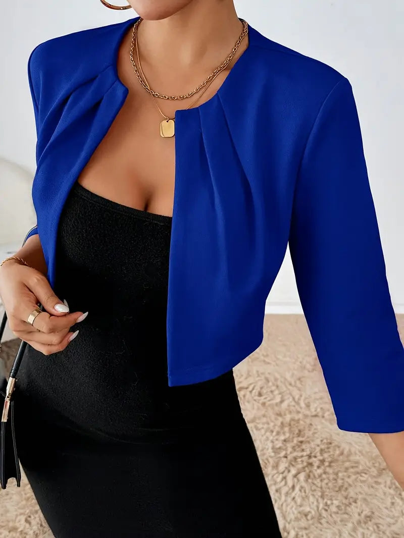 Levoire | Élégant, Court Bleu Veste