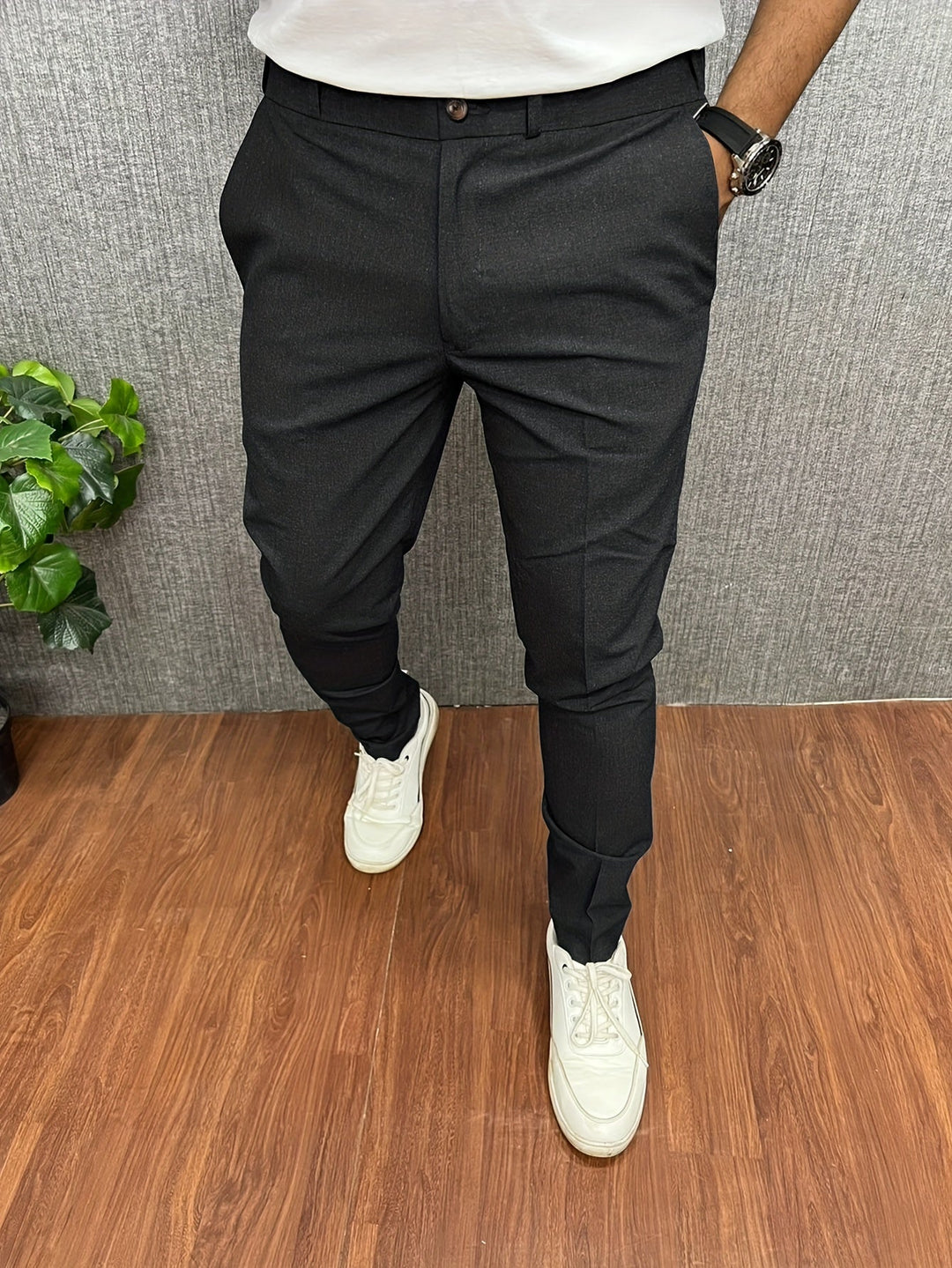 Levoire | Pantalons Élégants Pour Hommes Blume Noir