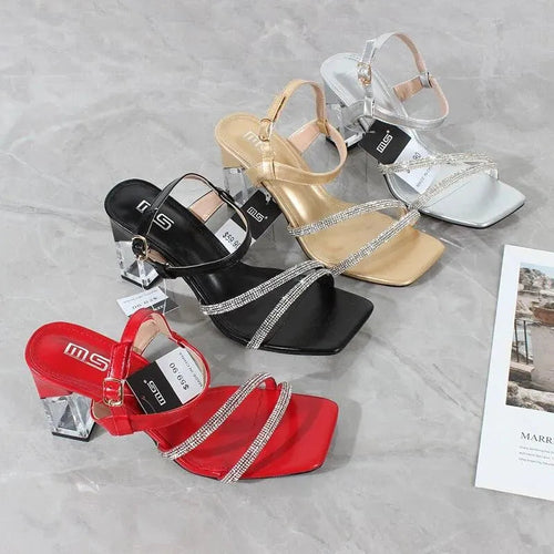 Levoire | Chaussures à talons pour femmes à boucle carrée