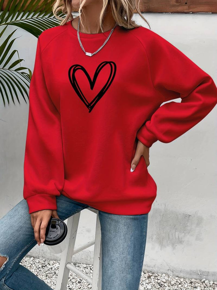 Levoire | Pull avec motif de cœur Rot