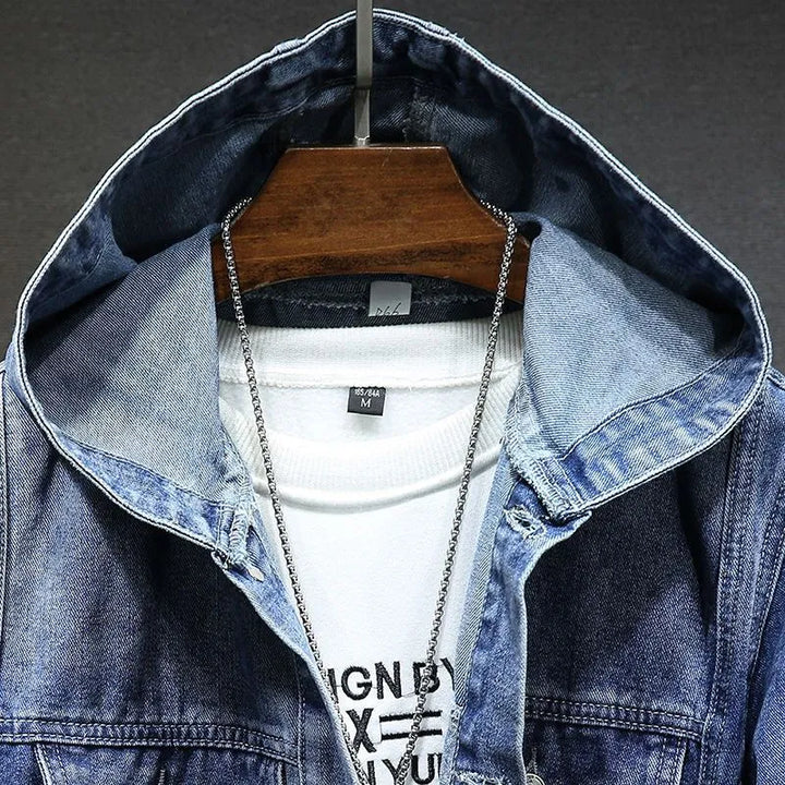 Levoire | Veste En Jean À Capuche Au Style Vintage