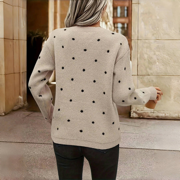Levoire | Chic Pull Tricoté À Pois