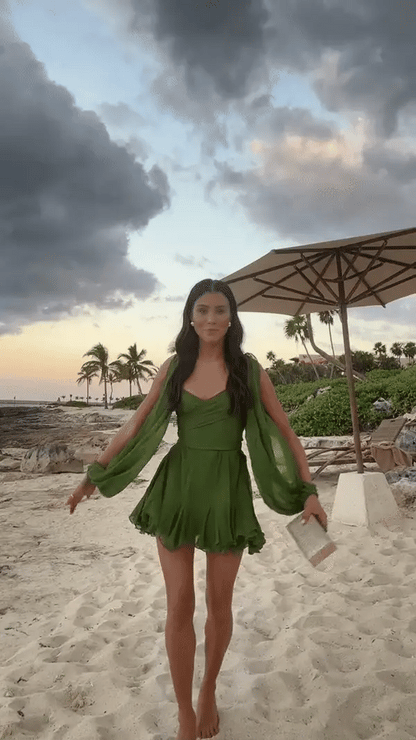 Levoire | Robe avec encolure carrée