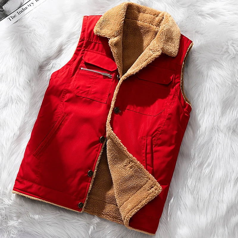 Levoire | Gilet Randonnée Homme Polaire Rot