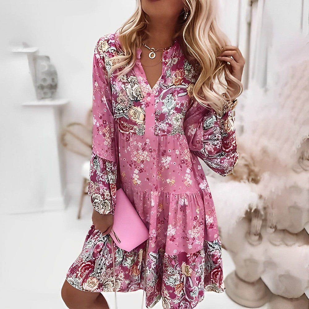 Levoire | Robe vintage à imprimé floral Rose