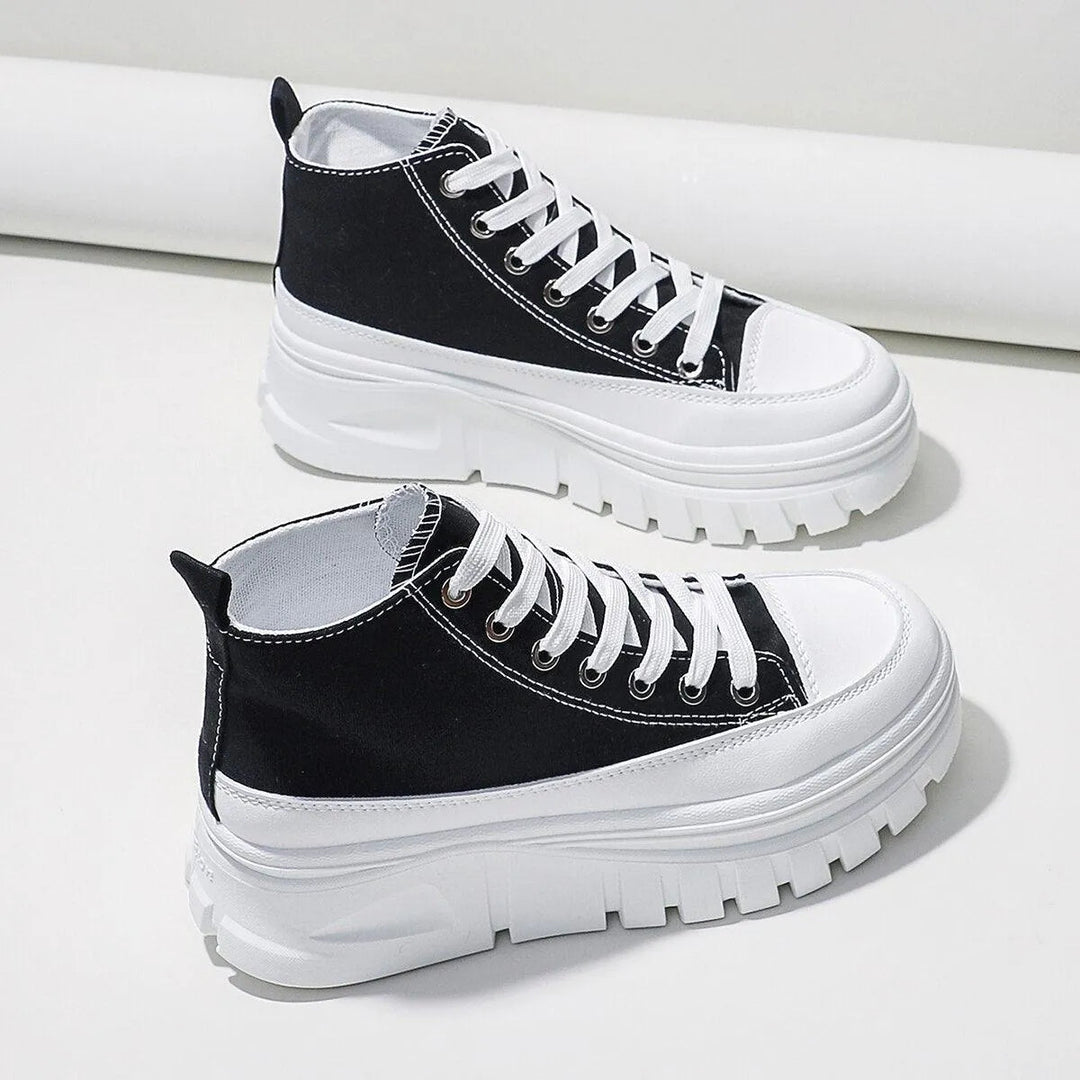 Levoire | Baskets en toile avec lacets